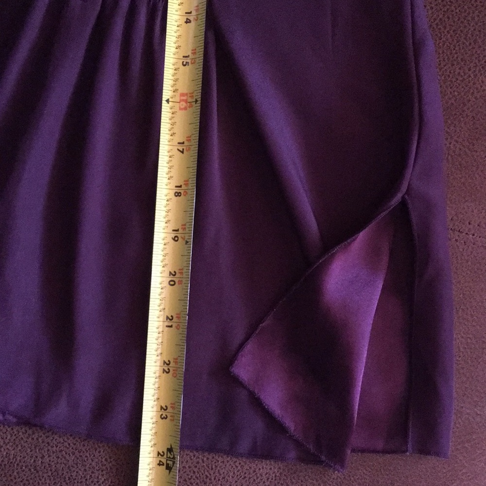 Daisy Fuentes Amethyst Smocked Waist Top - Picture 13 of 16